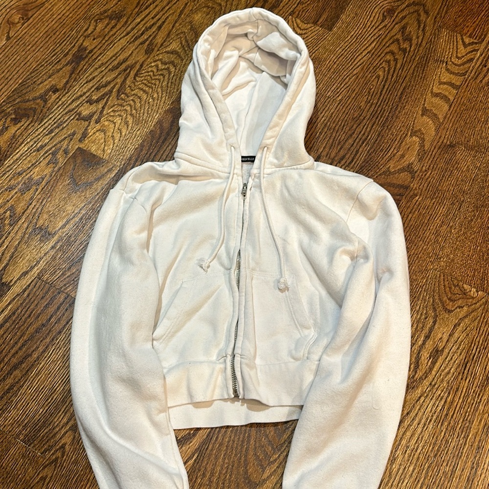 Brandy Melville skylar hoodie white